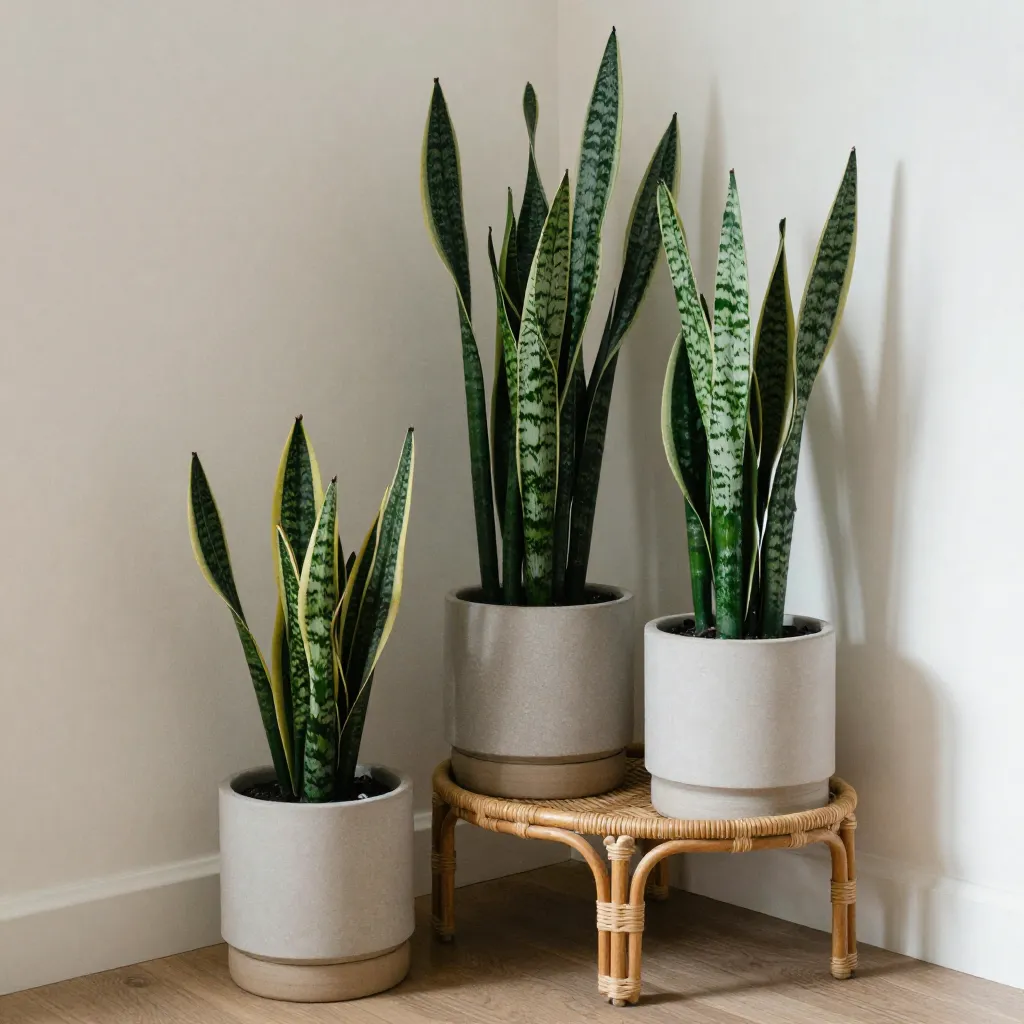 Modern urban apartment with contemporary plant styling